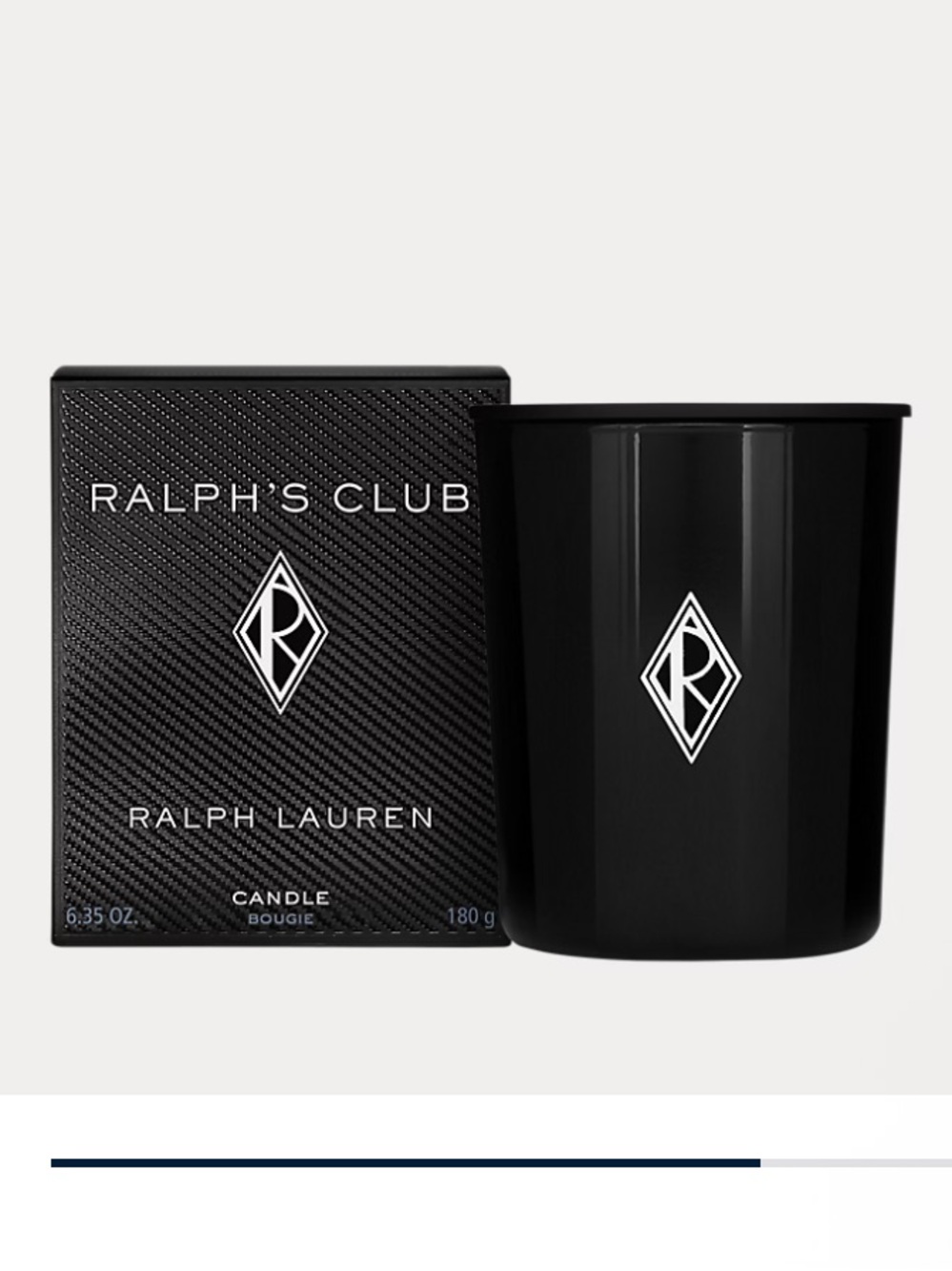 Ralph Lauren Black Ralph's Club Scented Candle